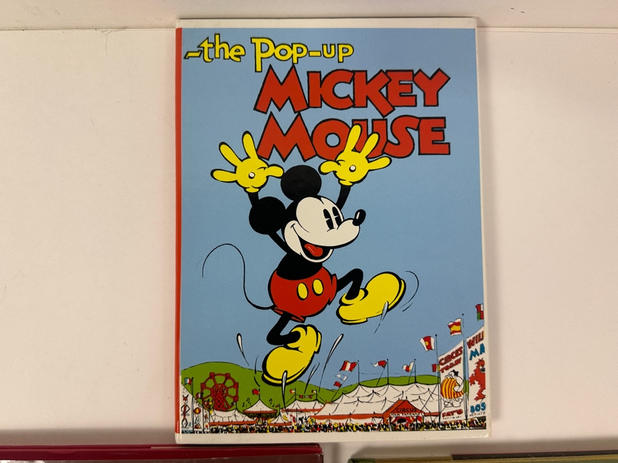 First Edition Walt Disney's Mickey Mouse My Life In Pictures Book, The 'Pop-up' Mickey Mouse Book And Mickey Mouse Waddle Book - The Story Book With Characters That Come Out And Walk First Printing Book [Photo 8]