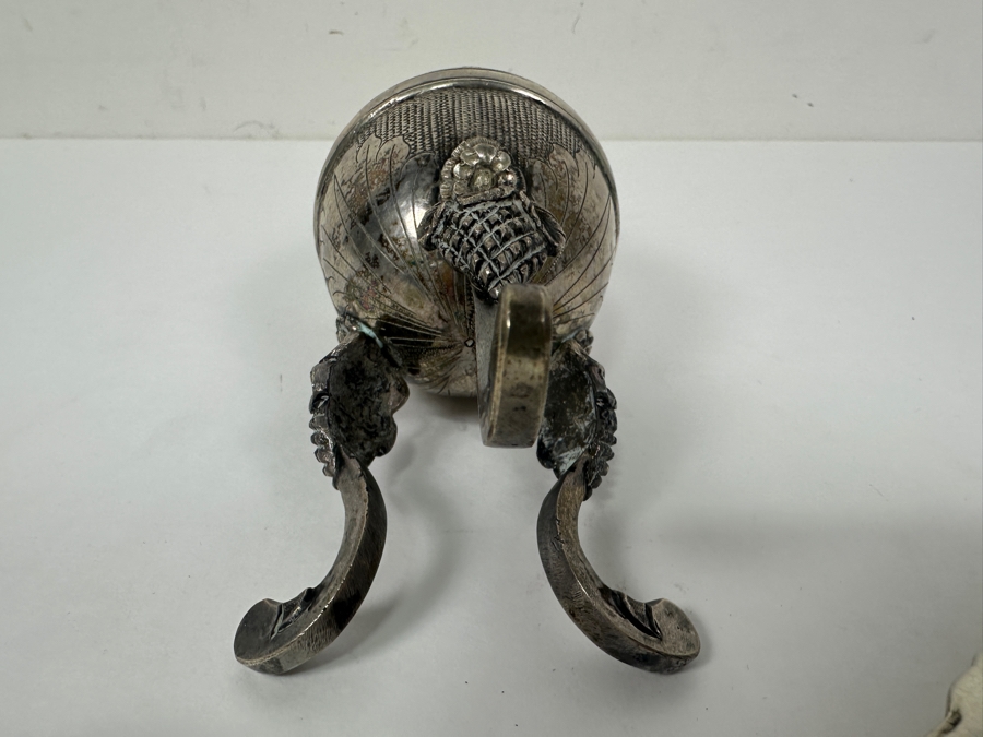 Vintage Argentine Gaucho Mate With .800 Silver Bombilla (Drinking Straw) - Straw Weighs 19.5g [Photo 5]