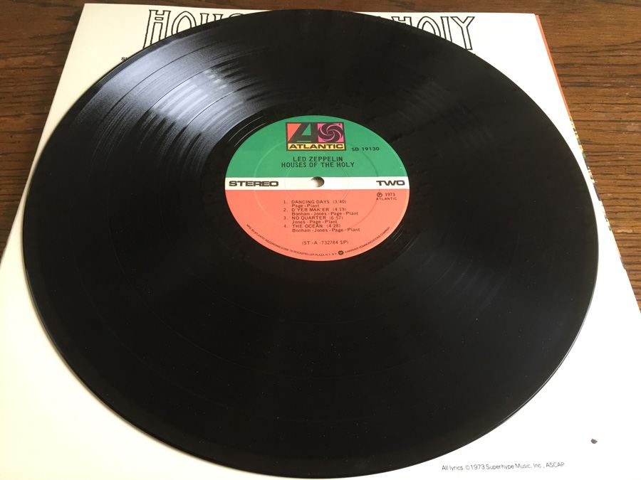 Led Zeppelin ‎- Houses Of The Holy - Atlantic ‎- SD 19130 [Photo 7]