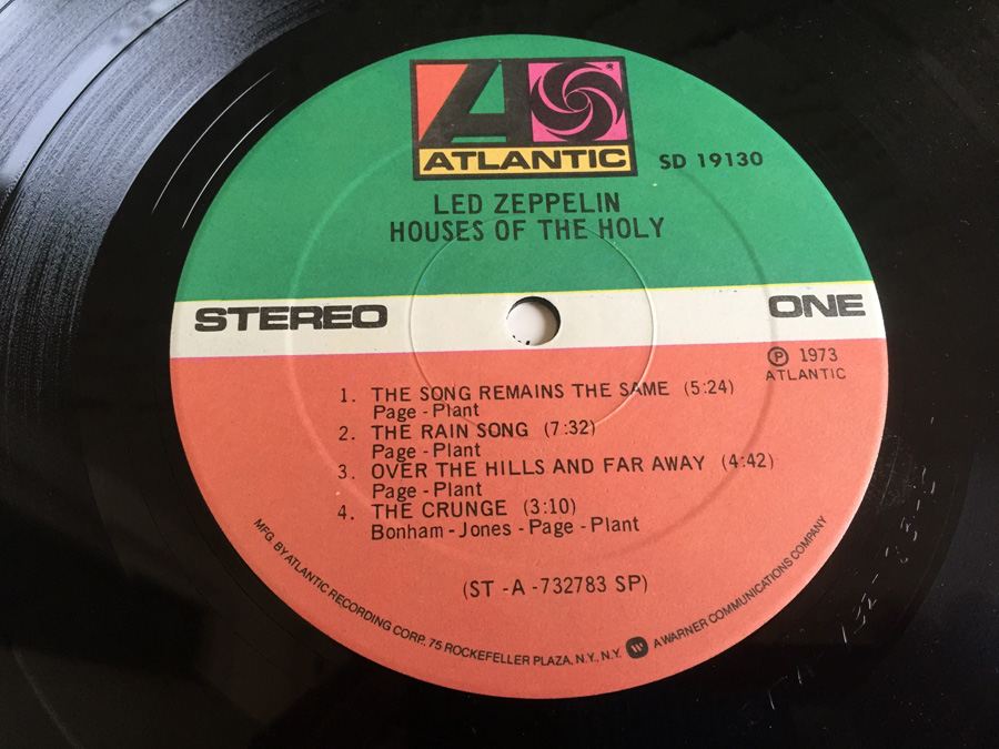 Led Zeppelin ‎- Houses Of The Holy - Atlantic ‎- SD 19130 [Photo 6]