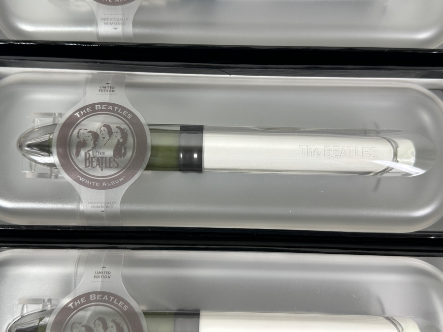(8) Limited Edition The Beatles 'White Album' New Old Stock Pod Pens Individually Numbered [Photo 4]