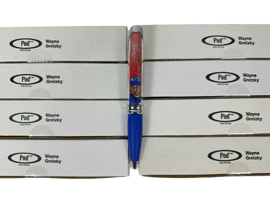 (8) Wayne Gretzky New Old Stock Pod Pens