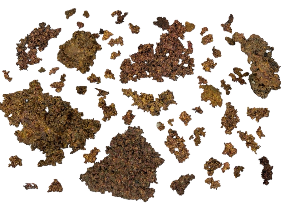 Collection Of Crystalized Copper Specimens