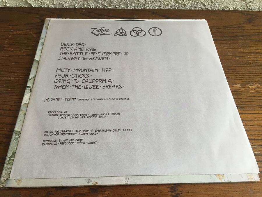 Led Zeppelin ‎- Untitled - Atlantic ‎- SD 7208 [Photo 5]