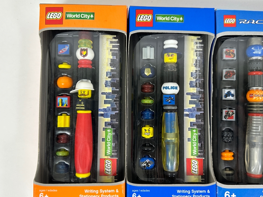 (7) New Lego Legoland Pens And (4) New Lego Scary Fun Pens [Photo 2]