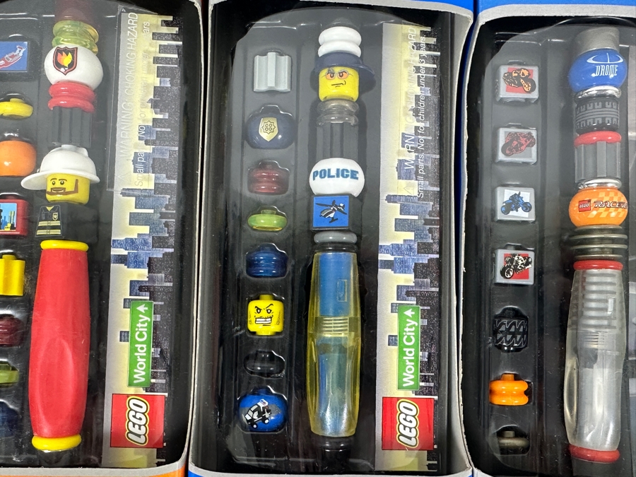 (7) New Lego Legoland Pens And (4) New Lego Scary Fun Pens [Photo 4]