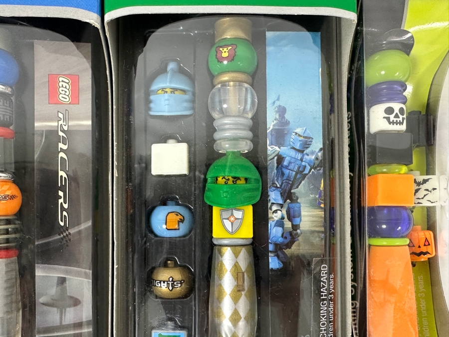 (7) New Lego Legoland Pens And (4) New Lego Scary Fun Pens [Photo 8]