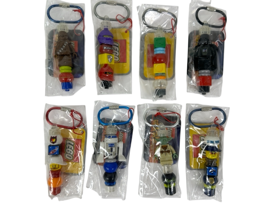 (8) New Lego / Star Wars Keychains