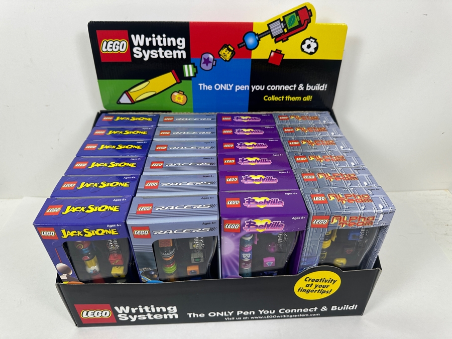 (24) New Lego Pens With Store Merchandiser [Photo 2]