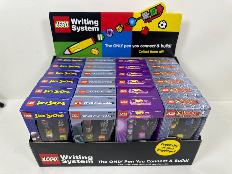 (24) New Lego Pens With Store Merchandiser [Photo 2]