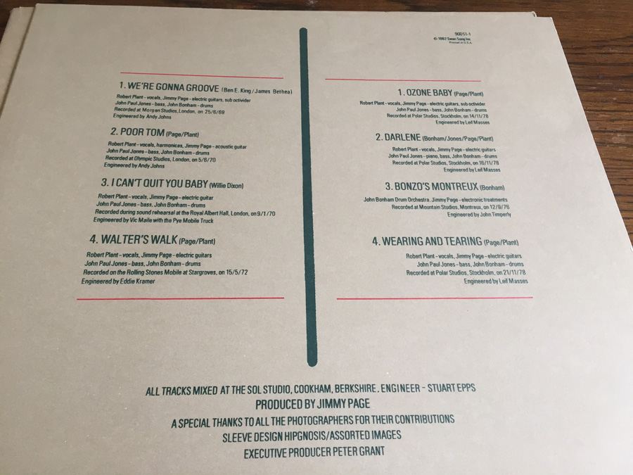 Led Zeppelin ‎- Coda - Swan Song ‎- 90051-1 [Photo 5]