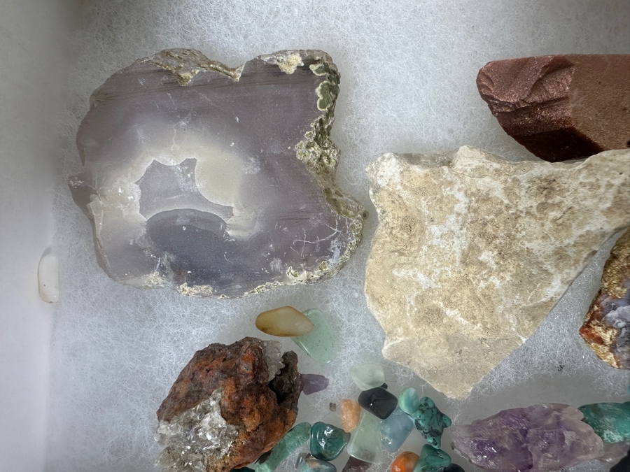 Collection Of Various Rocks Including Turquoise And Amethyst [Photo 3]