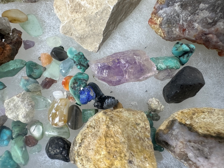 Collection Of Various Rocks Including Turquoise And Amethyst [Photo 4]