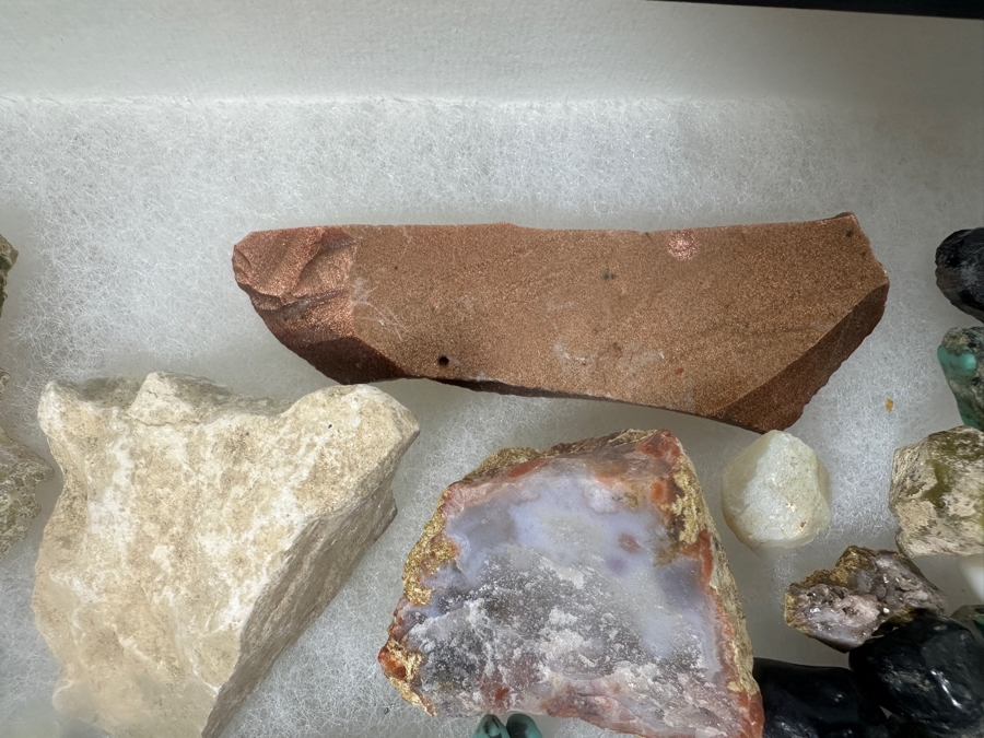 Collection Of Various Rocks Including Turquoise And Amethyst [Photo 9]