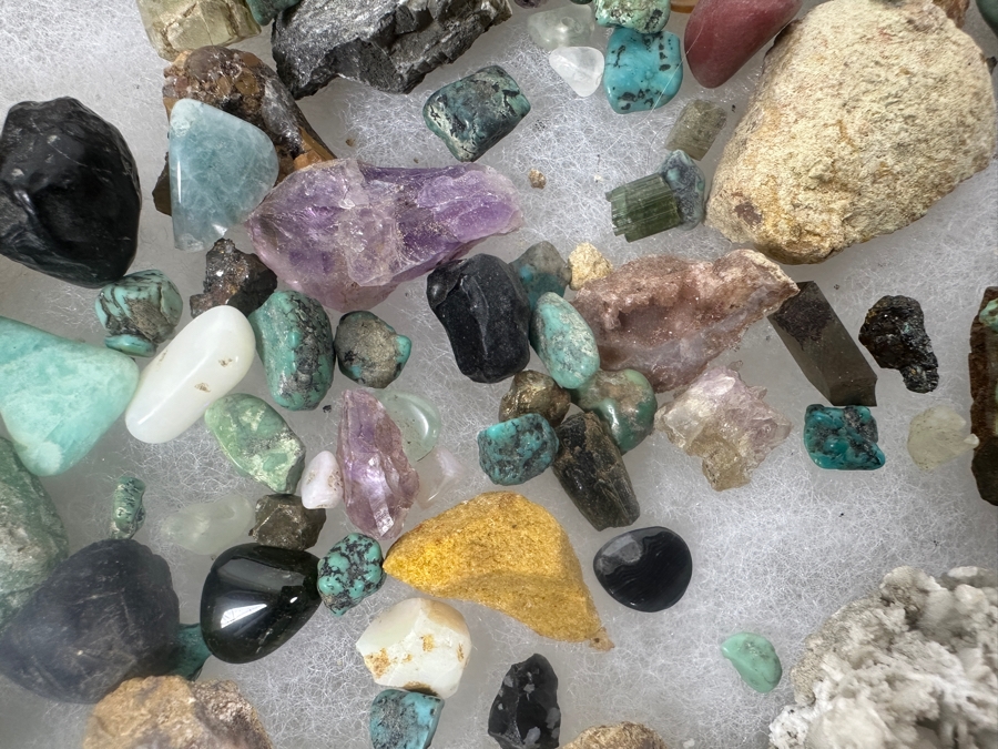 Collection Of Various Rocks Including Turquoise And Amethyst [Photo 18]