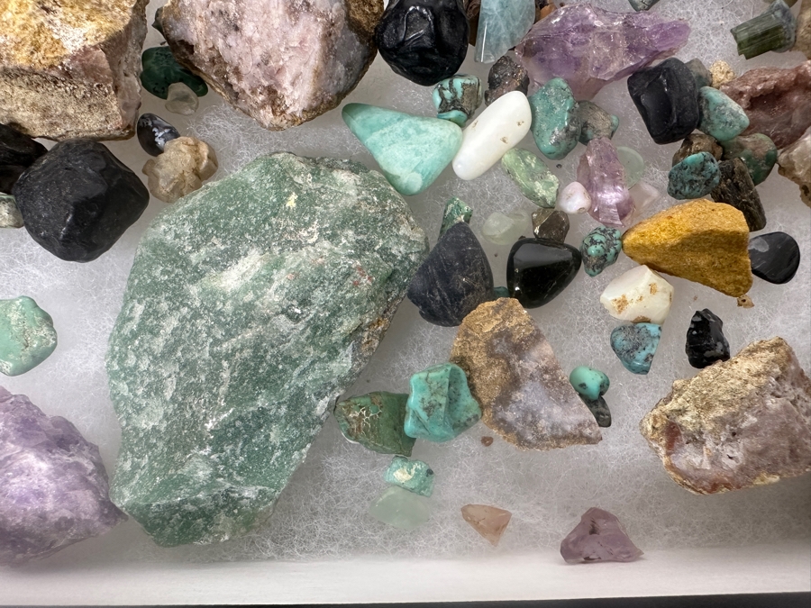 Collection Of Various Rocks Including Turquoise And Amethyst [Photo 20]