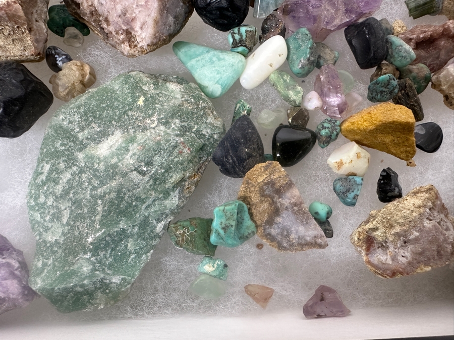 Collection Of Various Rocks Including Turquoise And Amethyst [Photo 7]