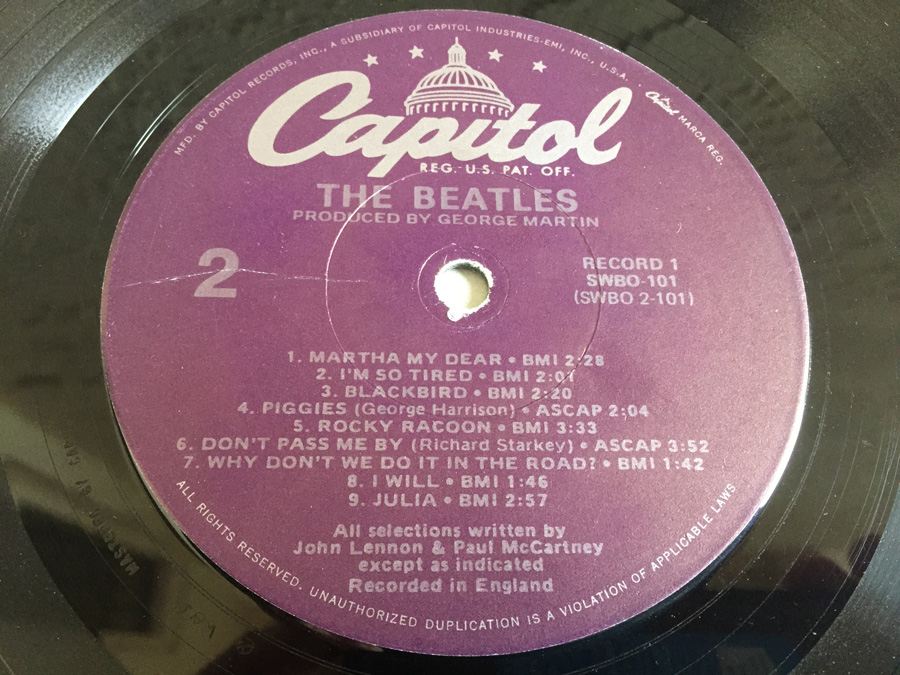 Beatles, The ‎- The Beatles - Capitol Records ‎- SWBO-101 - White Album [Photo 11]