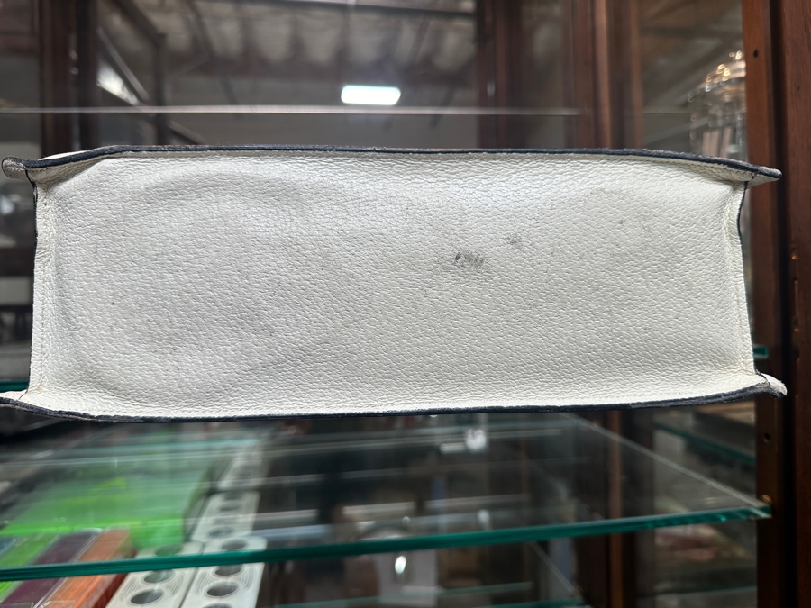 Bvlgari Leather Tote Handbag With Original Bvlgari Dust Bag 12.5 X 14 Estimate $1,000 [Photo 5]