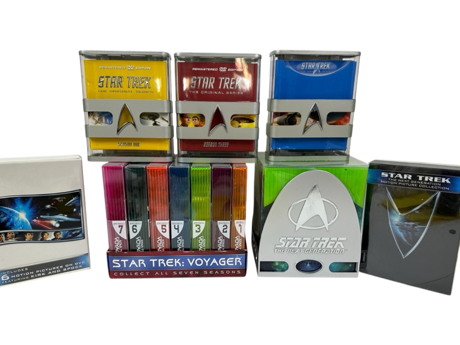 Huge Collection Of Star Trek DVD Movies / TV Series