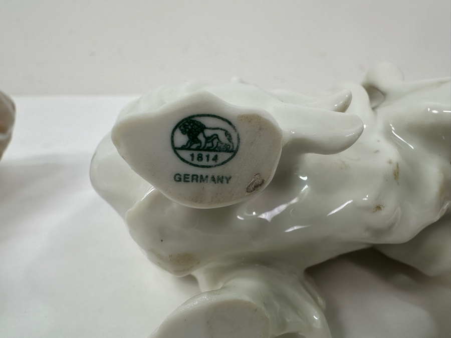 Royal Copenhagen Pekinese Dog Figurine #1776 Designed by Peter Herold and Vintage Hutschenreuther Porcelain Pekingese Dog Figurine [Photo 6]