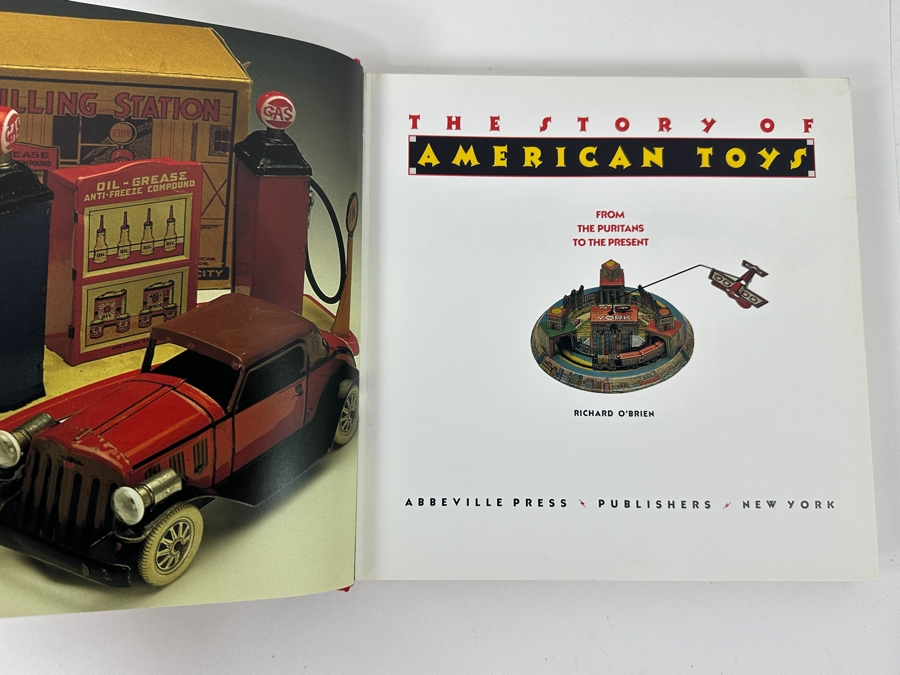 1990 First Edition Hardcover Book The Story Of American Toys By Richard O'Brien [Photo 5]