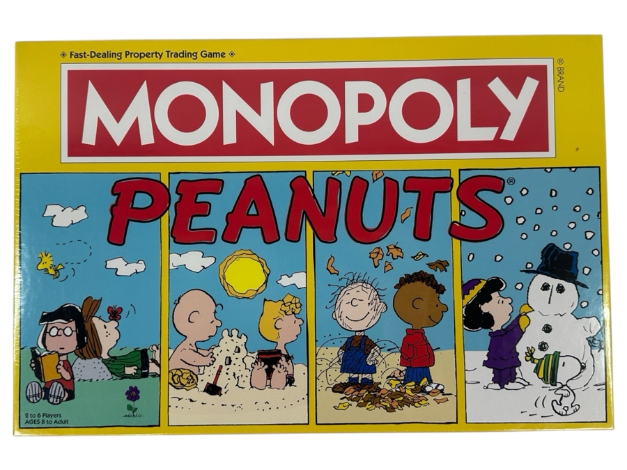 2023 New Factory Sealed Monopoly PEANUTS Board Game From USAOPOLY In Carlsbad, CA