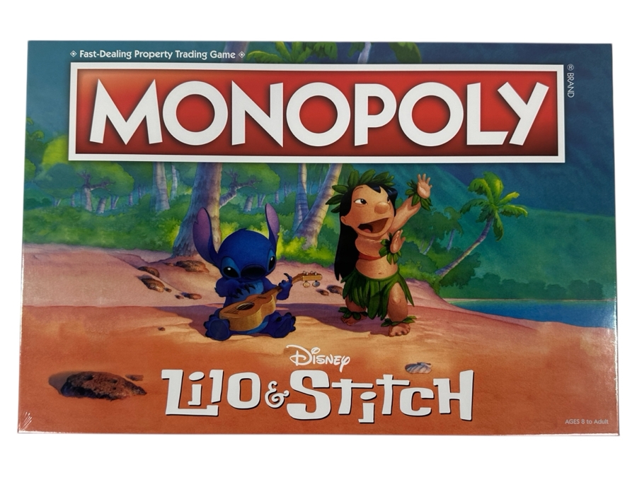 2019 New Factory Sealed Monopoly Disney Lilo & Stitch Board Game From USAOPOLY In Carlsbad, CA