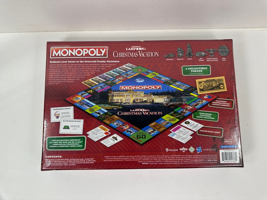 2023 New Factory Sealed Monopoly National Lampoon's Christmas Vacation Board Game From USAOPOLY In Carlsbad, CA [Photo 4]