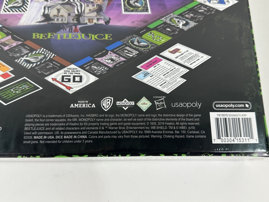 2019 New Factory Sealed Monopoly Beetlejuice Board Game From USAOPOLY In Carlsbad, CA [Photo 5]