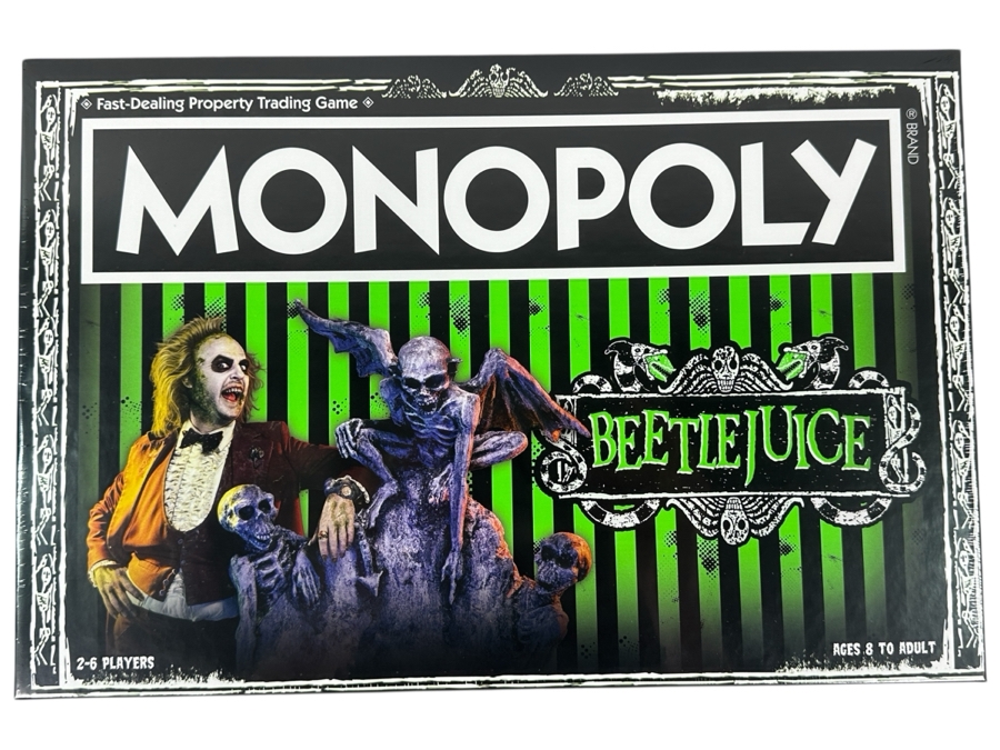2019 New Factory Sealed Monopoly Beetlejuice Board Game From USAOPOLY In Carlsbad, CA