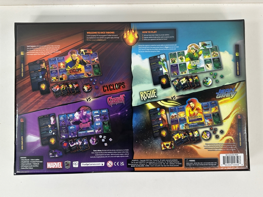 2023 New Factory Sealed Marvel X-Men Dice Throne Game From USAOPOLY In Carlsbad, CA [Photo 4]