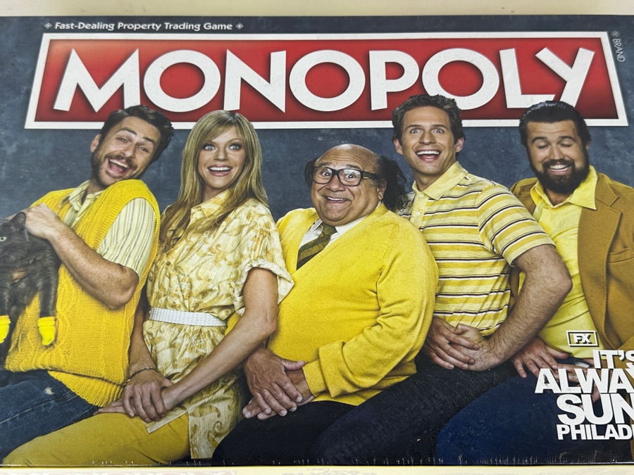 2023 New Factory Sealed Monopoly FX It's Always Sunny In Philadelphia Board Game From USAOPOLY In Carlsbad, CA [Photo 3]