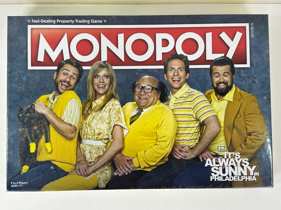 2023 New Factory Sealed Monopoly FX It's Always Sunny In Philadelphia Board Game From USAOPOLY In Carlsbad, CA [Photo 2]