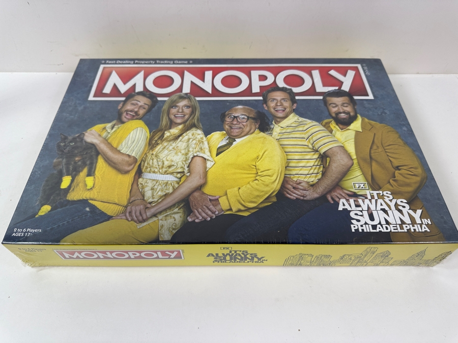 2023 New Factory Sealed Monopoly FX It's Always Sunny In Philadelphia Board Game From USAOPOLY In Carlsbad, CA [Photo 4]