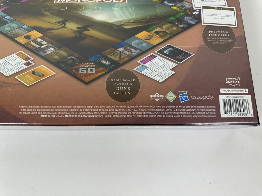 2023 New Factory Sealed Monopoly DUNE Board Game From USAOPOLY In Carlsbad, CA [Photo 5]