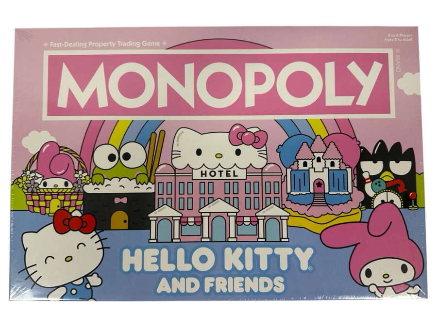 2022 New Factory Sealed Monopoly Hello Kitty And Friends Board Game From USAOPOLY In Carlsbad, CA