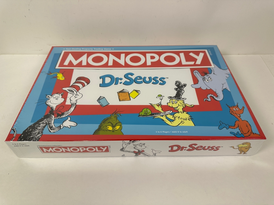 2022 New Factory Sealed Monopoly Dr. Seuss Board Game From USAOPOLY In Carlsbad, CA [Photo 2]