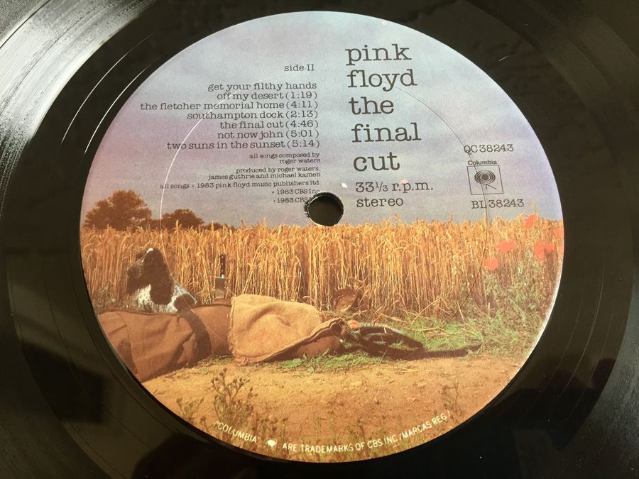 Pink Floyd ‎- The Final Cut - Columbia ‎- QC 38243 [Photo 7]