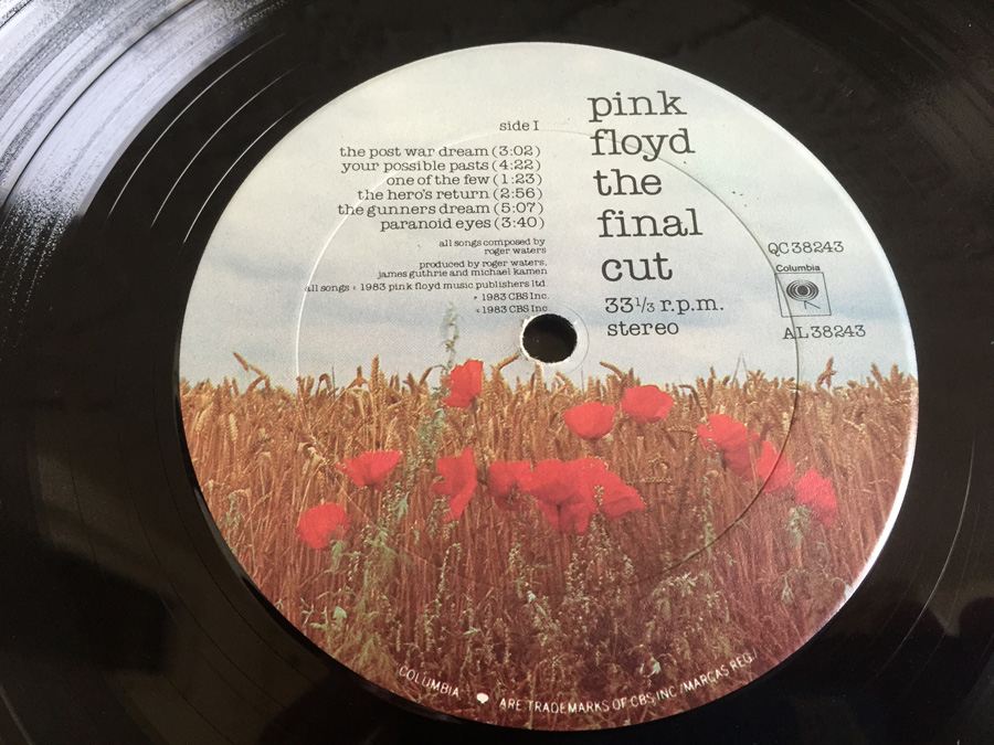 Pink Floyd ‎- The Final Cut - Columbia ‎- QC 38243 [Photo 5]