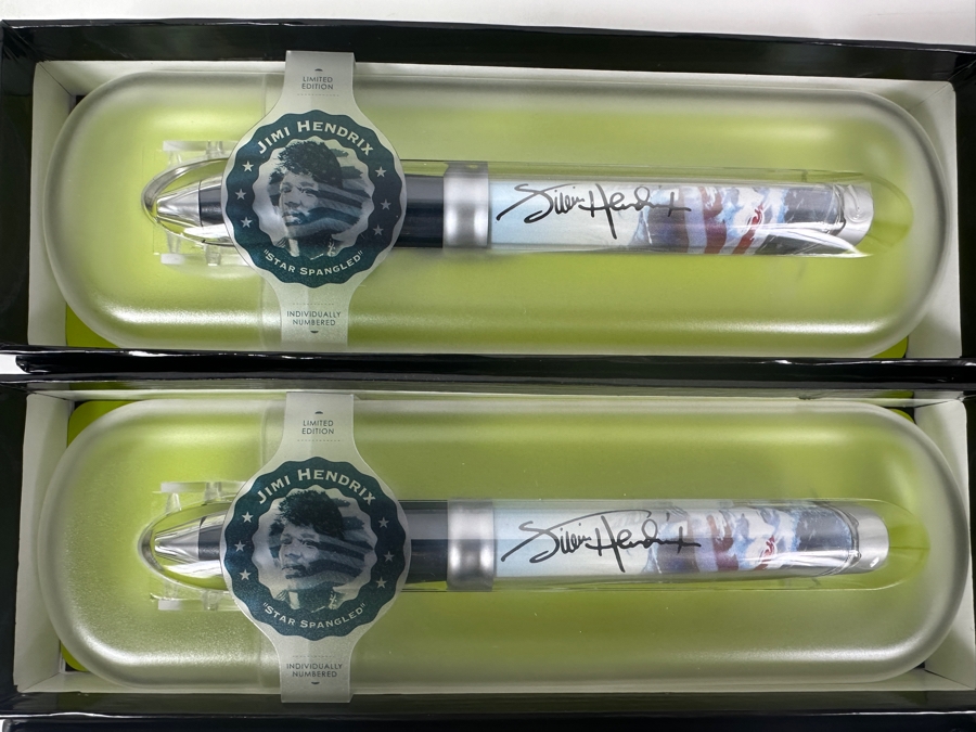 (4) Jimi Hendrix New Old Stock Pod Pens And (4) The Doors New Old Stock Pod Pens [Photo 2]