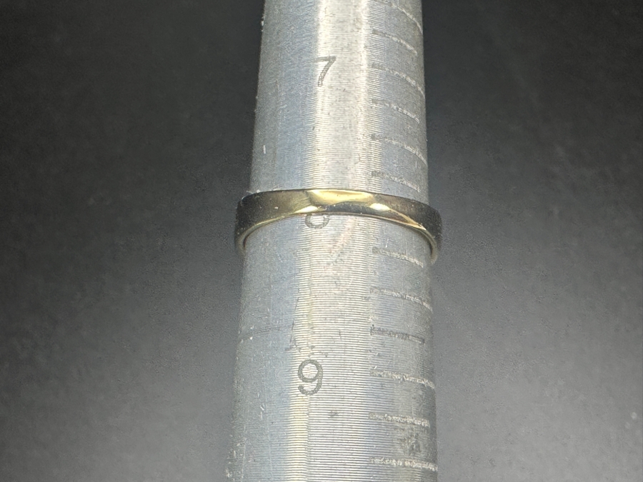 14K Gold and Diamond Ring with 1/2 Ct Marquee Diamond G-H, SI2 and (14) 1.5-2mm Round Brilliant Diamonds 5.6g Size 8 Retails $3,600 [Photo 10]