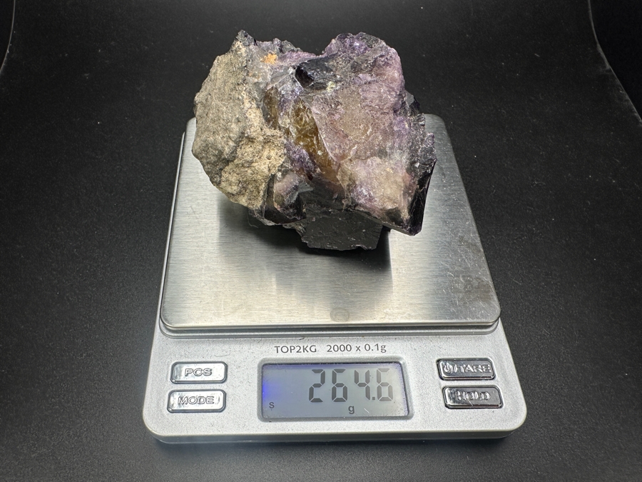 Deep Purple Fluorite Specimen 265g [Photo 7]