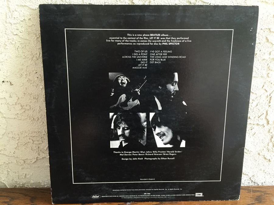 Beatles, The ‎- Let It Be - Capitol Records ‎- SW-11922 [Photo 2]