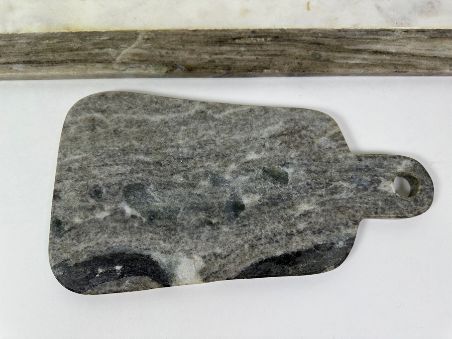 Pair of Marble Cheese/Cutting Boards 21'L and 12'L [Photo 2]