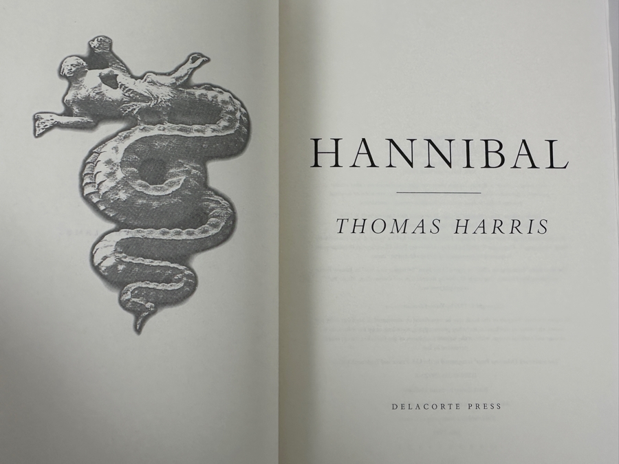 (3) First Edition Hardcover Books By Thomas Harris: The Silence Of The Lambs, Hannibal & Red Dragon Estimate $1,100-$1,900 [Photo 13]