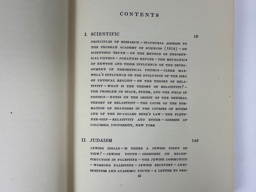 1934 First American Edition Hardcover Book The World As I See It By Albert Einstein Published By Covici Friede Publishers [Photo 7]