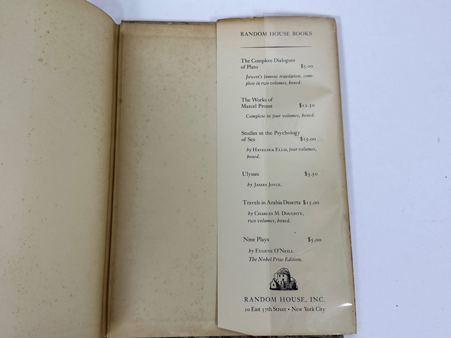 Vintage 1937 First Illustrated Edition Hardcover Book The Adventures Of Hajji Baba By James Morier With Original Dust Jacket Published By Random House New York Estimate $100-$200 [Photo 10]