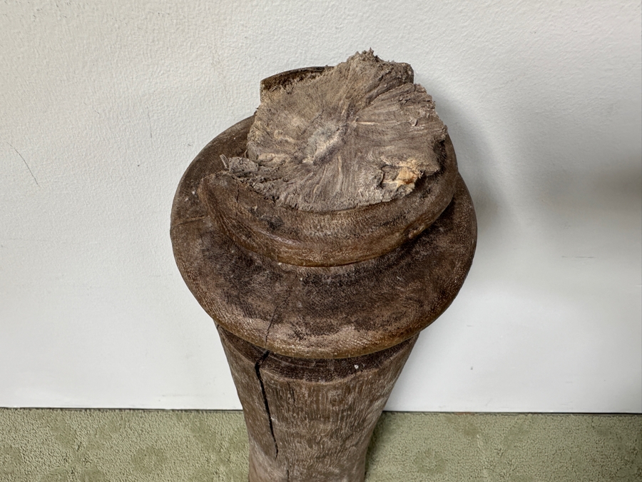 Vintage Carved Wooden Architectural Piece 37'H [Photo 2]