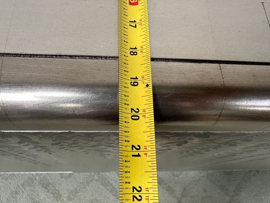 John-Richard Falling Vine Sideboard in Misto Silver Leaf Finish 77'W x 20'D x 34'H [Photo 9]